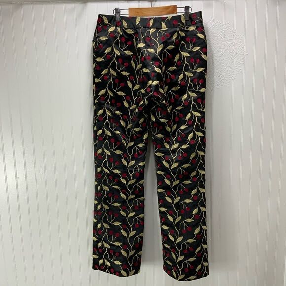 FAVOURBROOK Black silk embroidered pants - Picture 3 of 6